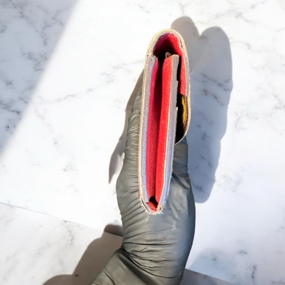 Louis Vuitton Portefeuille Emilie Monogram Fuschia Bifold Long Wallet A46 - Picture 9 of 11